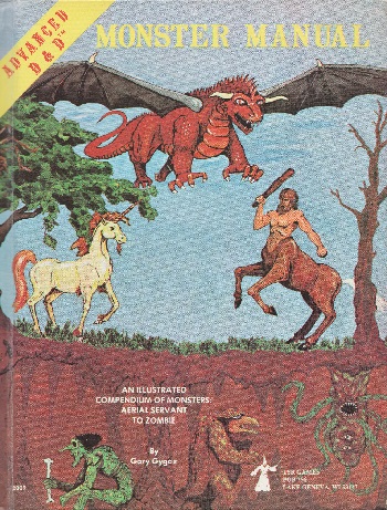 DnD 1st Edition Monster Manual